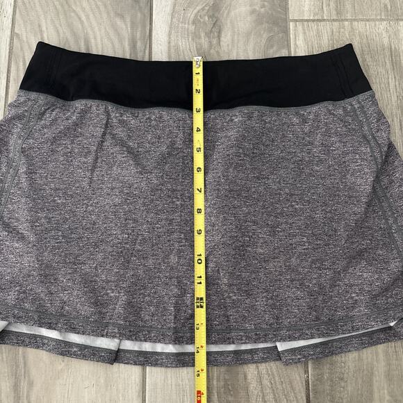 Lululemon Pace Rival Skirt Skort Sz 10T Athletic Tennis Golf Running Athleisure - Picture 7 of 11